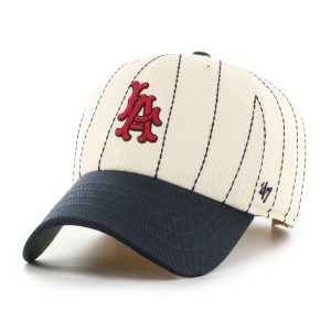 Los Angeles Angels Rawlings '47 Brand Pinstripe Clean Up Hat