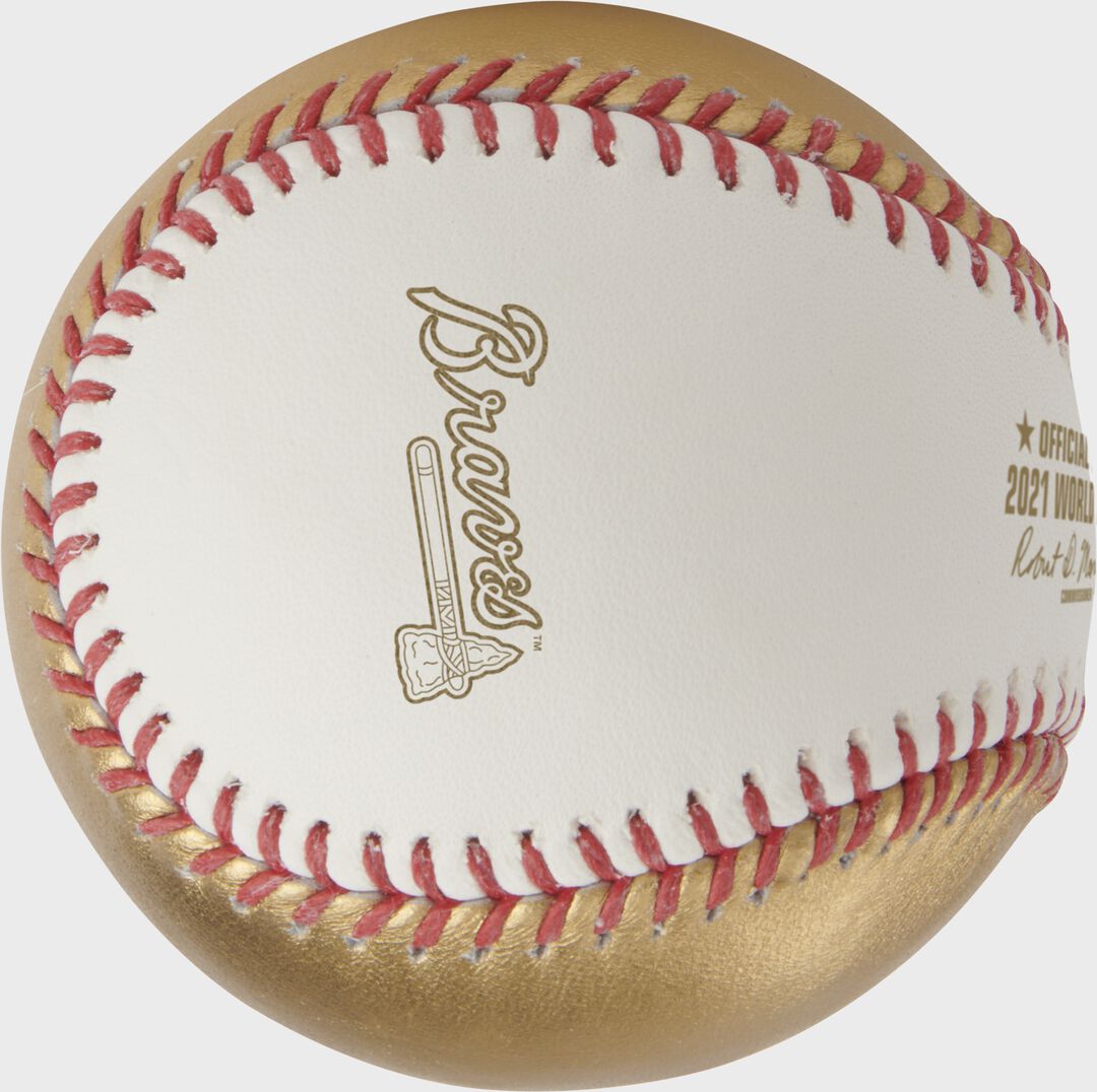 MLB 2021 Gold World Series Dueling Baseball - Image 3